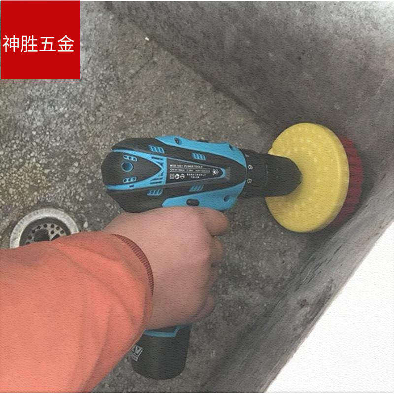 洗卫浴厨房清洁家具地沙发刷子清洗电动瓷砖电钻地毯机刷头刷
