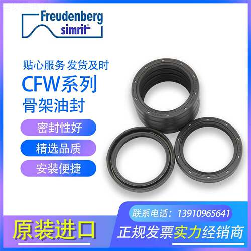 德国CFW原装BAUM5210073SX7尺寸40*52*架油7封密封件耐磨L氟骨胶