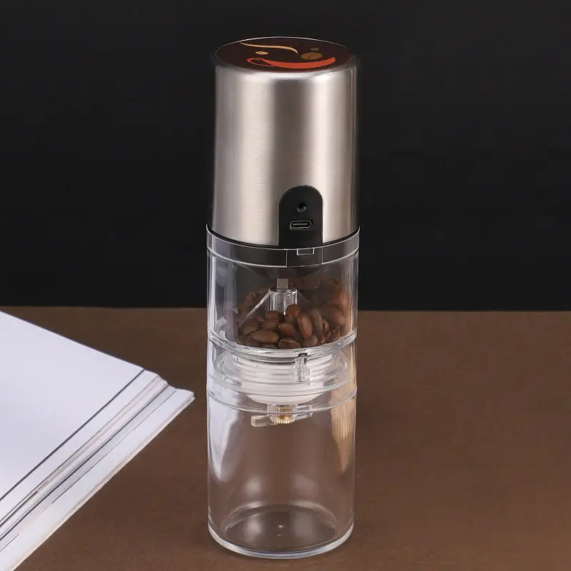 手冲意式磨粉机咖啡机 充电咖啡研磨器 电动磨豆机家用