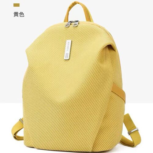 希伯莱设计感洋气双肩包包女生旅游轻便背包旅行班通勤书包电脑