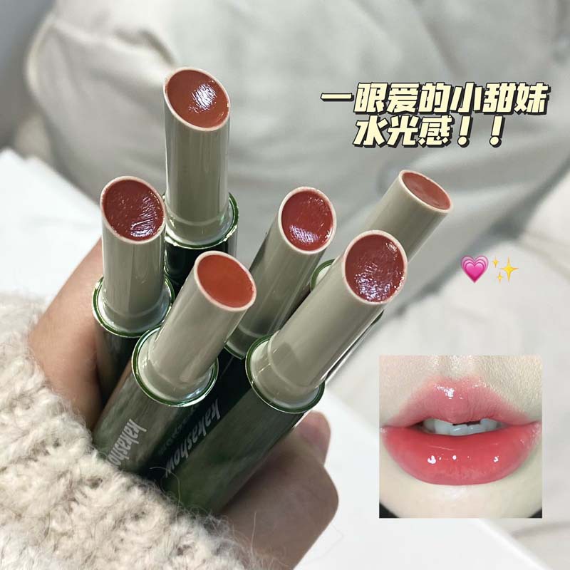 kakashow晶透持光固体唇蜜显嫩水润细腻润泽嘟嘟嘴唇透亮镜面唇蜜