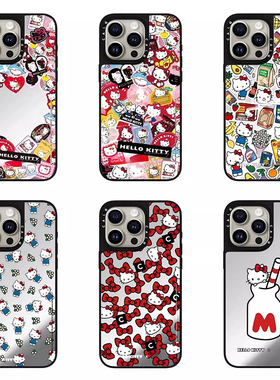 CALG联名凯蒂猫50周年适用苹果手机壳iphone11 12 13 14 15 16 17promax新款外壳高级感小众磁吸2025网红爆款