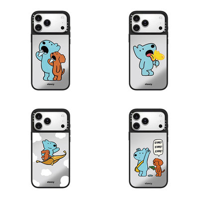 CALG联名Eteecy可爱狗狗适用苹果手机壳iphone12 13 14 15 16 17promax新款外壳高级感小众磁吸2025网红爆款