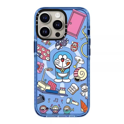 CALG哆啦A梦大熊叮当猫适用苹果手机壳iphone12 13 14 15 16 17promax新款外壳高级感小众磁吸2025网红爆款