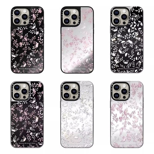 CALG韩国NMK博物馆碎花适用苹果手机壳iphone1112 13 14 15 16 17promax新款外壳高级感小众磁吸2025网红爆款