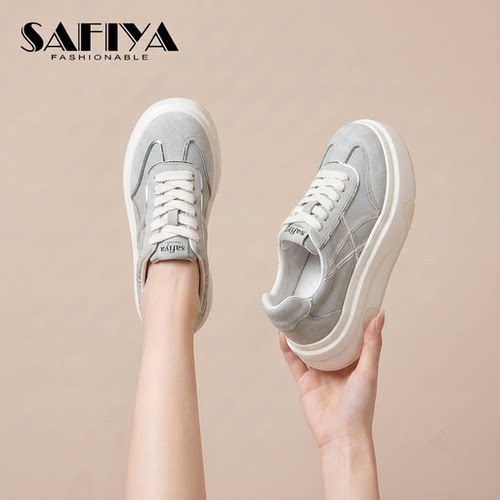 索菲娅Safiya2026秋季新款厚底舒适百搭时尚休闲鞋女SFD1111B61