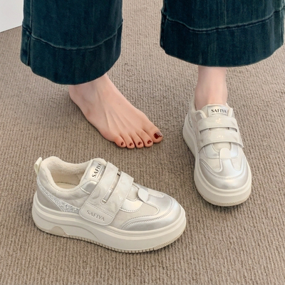 索菲娅小白鞋女真皮2026新款春季