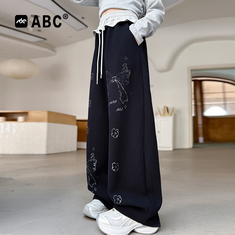 ABC6-12岁女童裤子2025新款女大