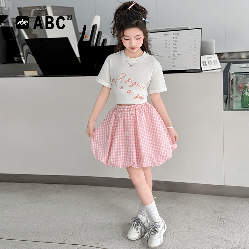 女童短袖套装夏季2025