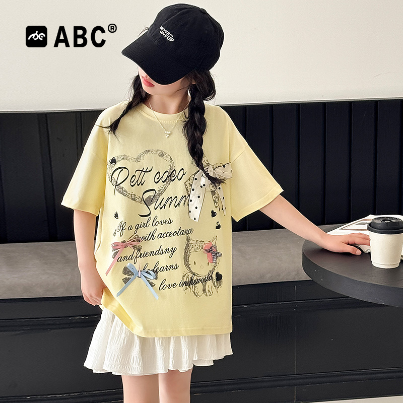 ABC品牌童装女童套装夏款