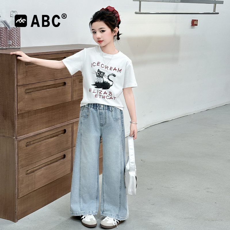 ABC品牌童装女童套装夏款