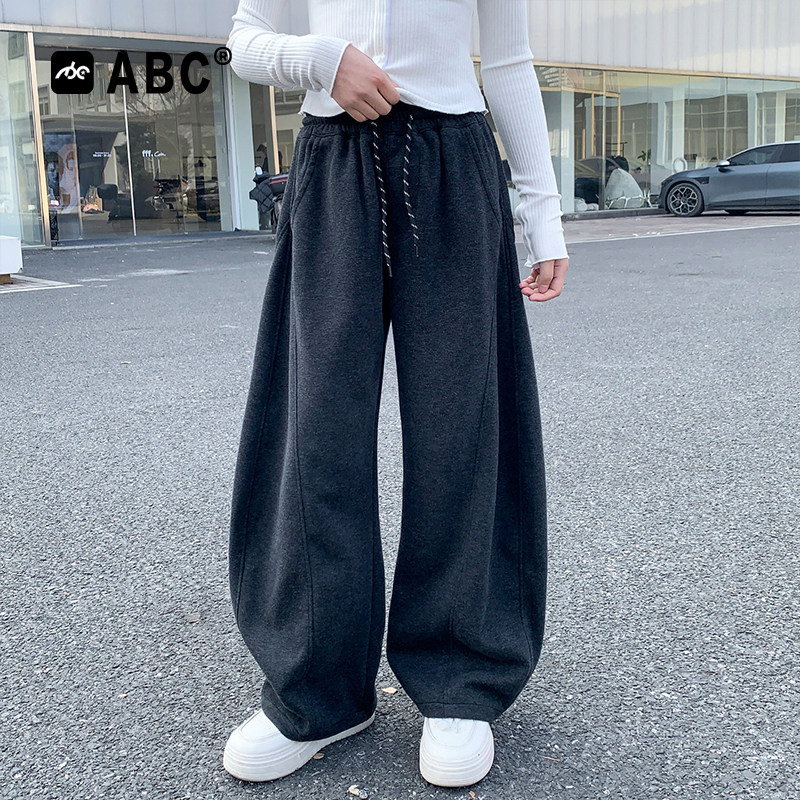 ABC女童裤子2026春季新款弯刀裤儿童运动裤洋气休闲裤中大童长裤,童装/婴儿装/亲子装,运动裤卫裤,淘宝优惠券,粉丝福利购,淘宝优惠卷