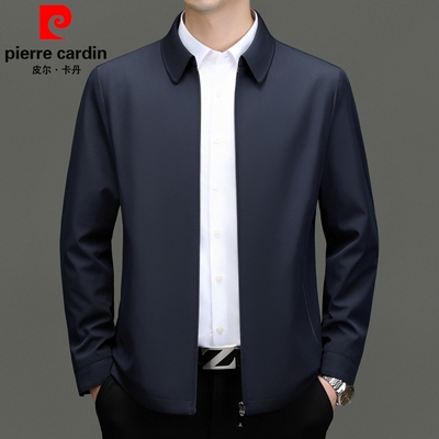 皮尔卡丹夹克男行政中老年外套