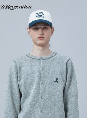 RestandRecreation官方2025秋冬RR拼色原创字母刺绣棒球帽男女款