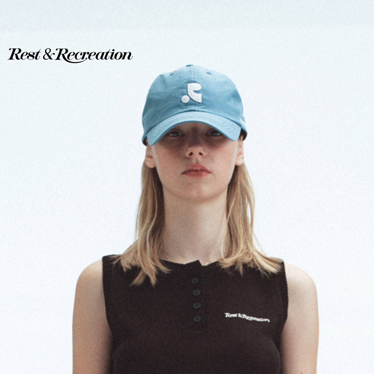 RestandRecreation官方RR刺绣纯棉logo棒球帽可调节鸭舌帽男女款