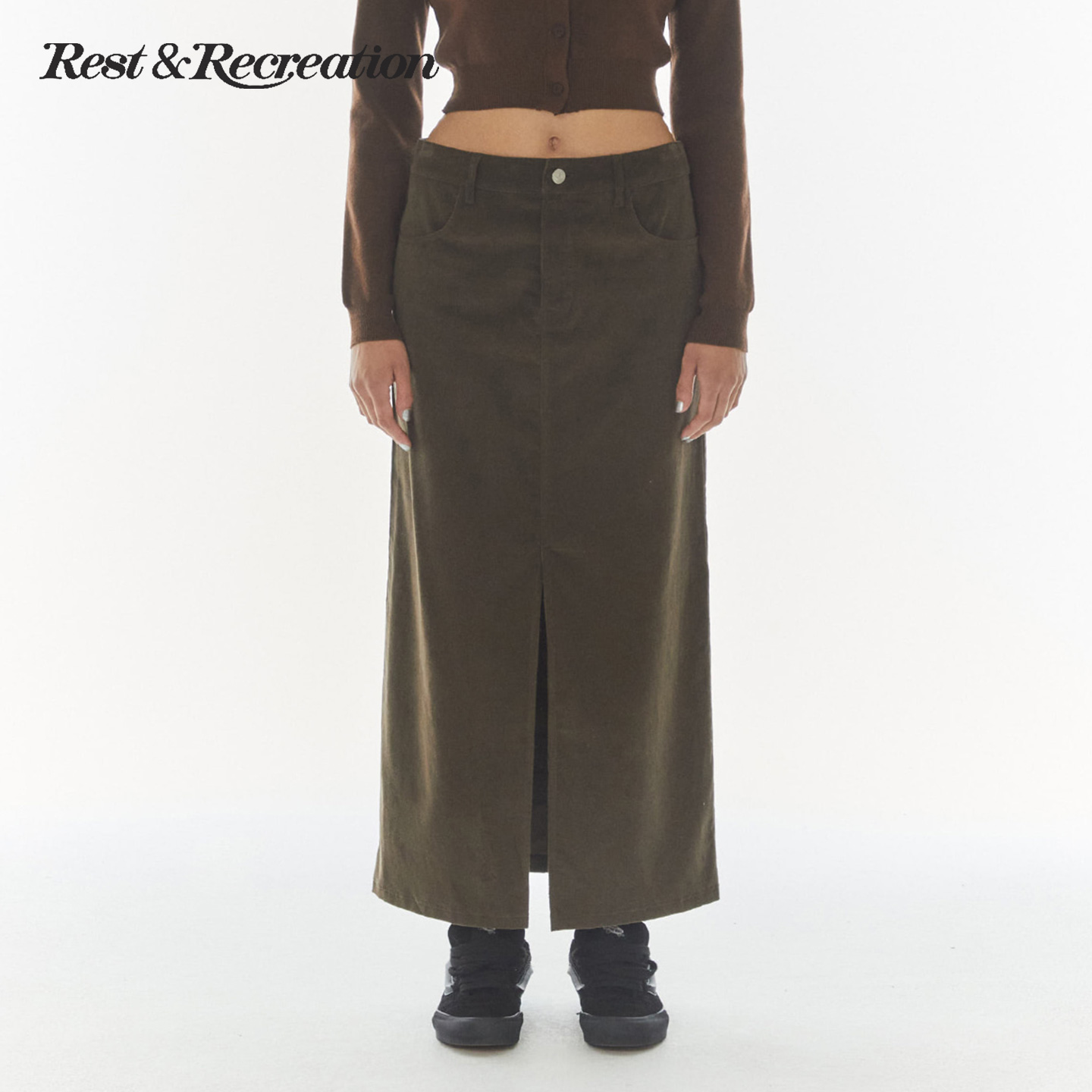 RestandRecreation灯芯绒半身裙