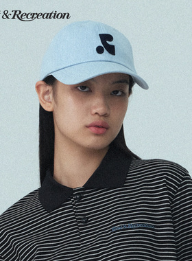 【明星同款】RestandRecreation2025新款RR刺绣logo牛仔棒球帽
