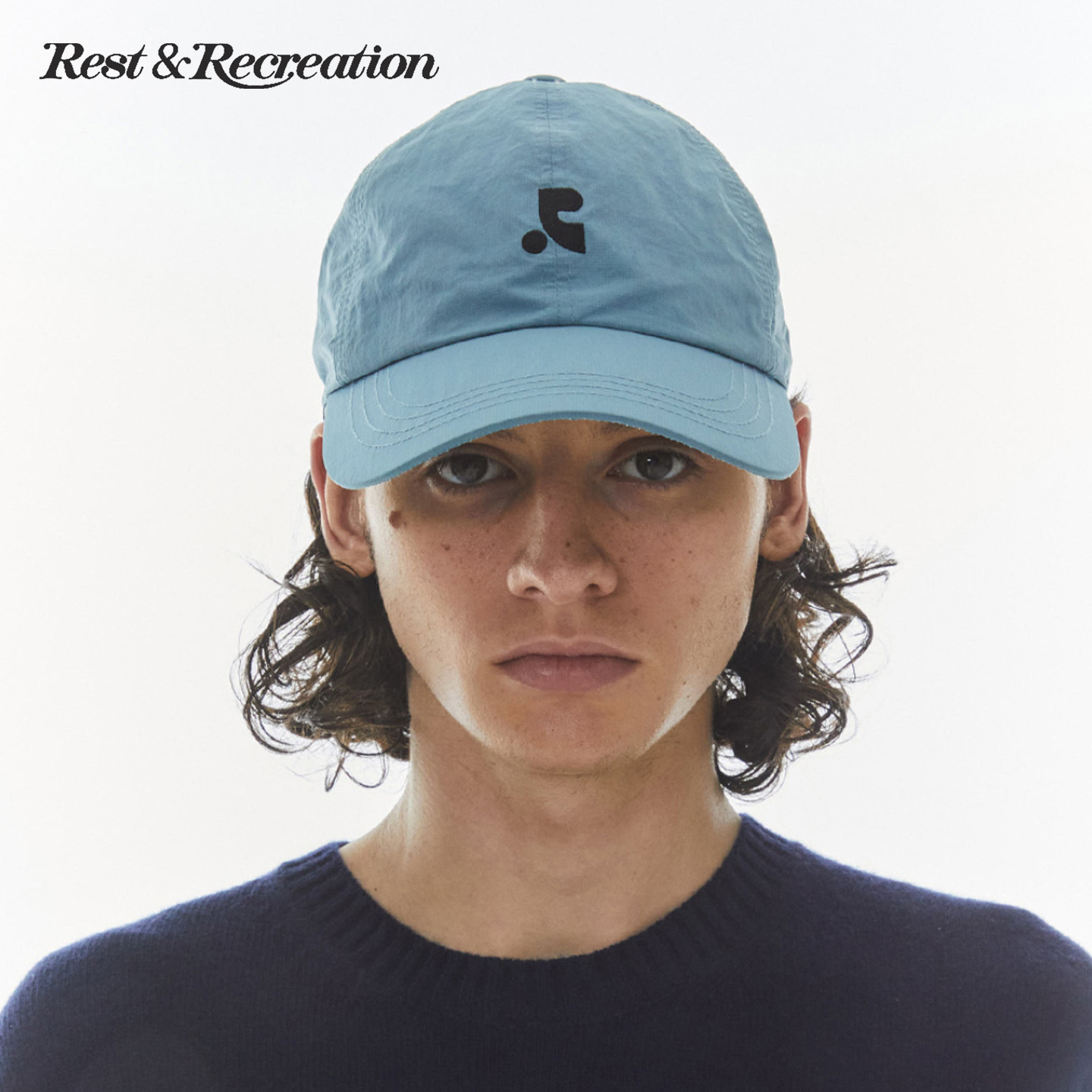 RestandRecreation刺绣RR鸭舌帽