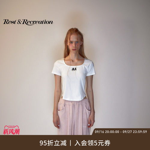RestandRecreation收腰正肩短袖