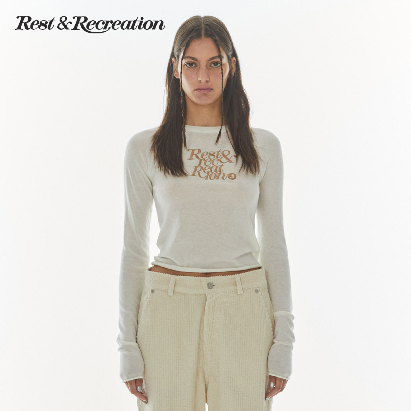 RestandRecreation修身长袖T恤女