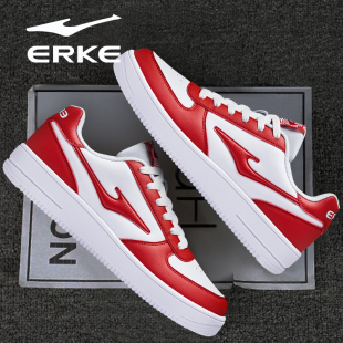 软底本命年红色结婚运动空军一号板鞋 秋季 子 2026新款 鸿星尔克男鞋