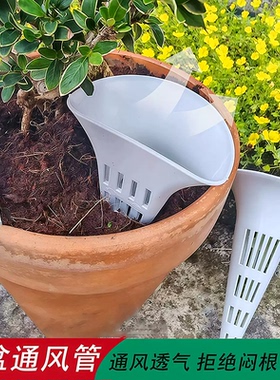 园艺盆土通风绿植控根防闷根烂根腐烂花盆散热施肥排水干除湿循环