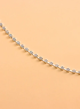 欧美饰品 简约性感时尚休闲身体衣饰链 夸张潮流镶钻身体链女