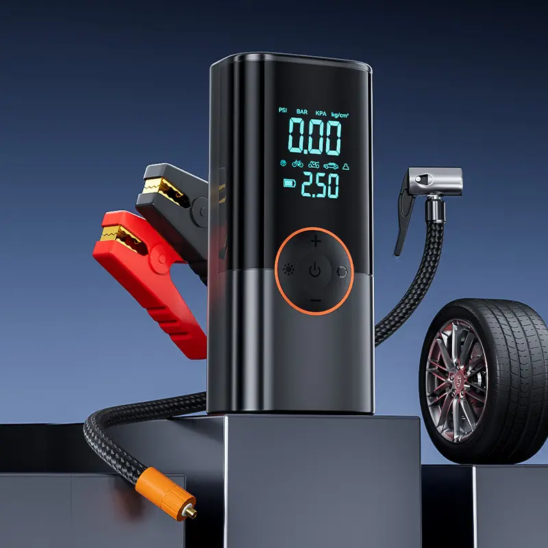 应急启动电源车载充气泵 式大容量搭电宝电瓶搭电充气一体机