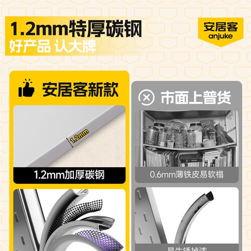 安居客图书馆书架儿o童家用钢制落地置物架一体靠墙绘本架简易书