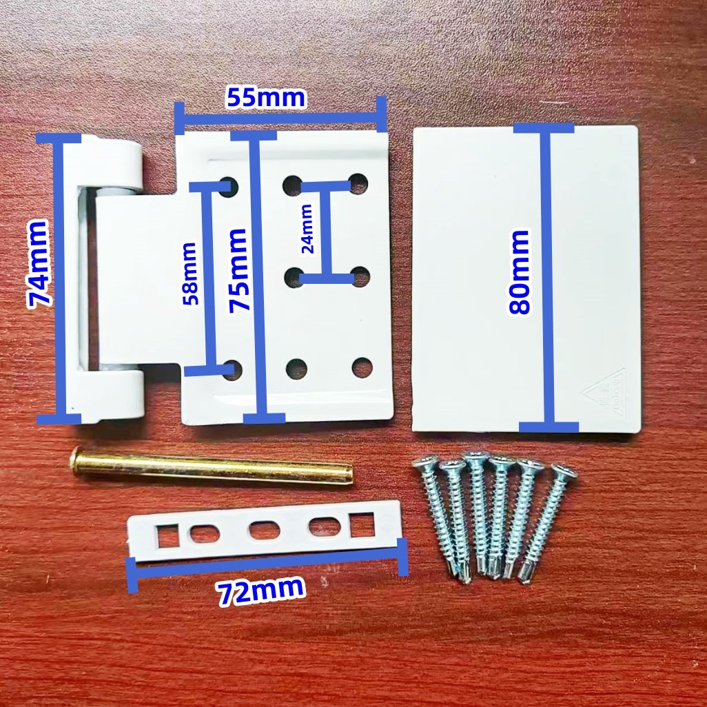 塑钢门窗合页配件圆孔