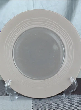 盘子架 茶饼架画架艺术品支架展示架圆盘展架托架塑料支架摆件