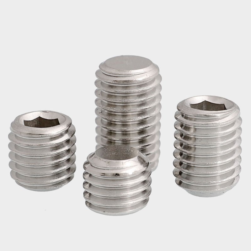 2# 4# 10# 1/4 5/16UNF UNC美制J英制平端粗牙细牙紧定螺丝不锈钢