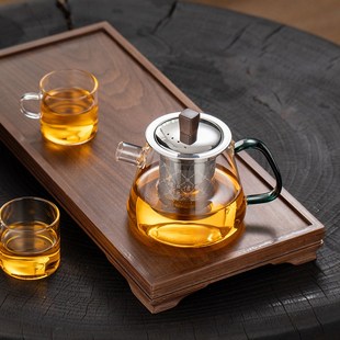 玻璃泡茶壺茶水分離沖p茶器家用加厚耐熱不銹鋼過濾功夫茶具茶壺