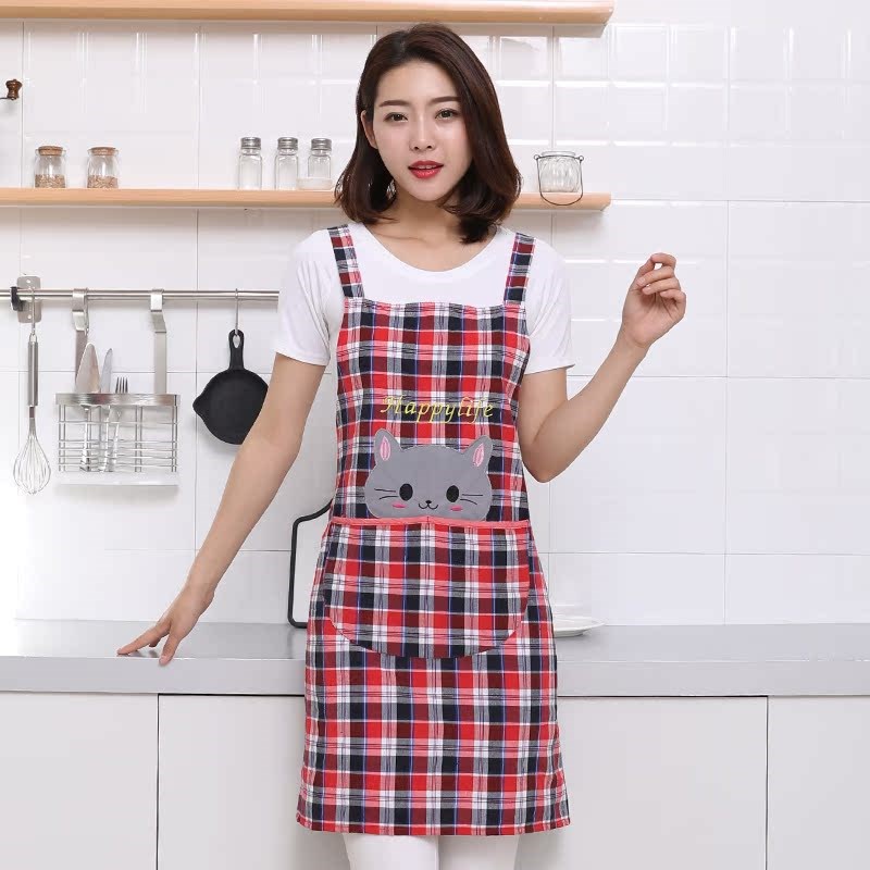 围裙家用厨房女202o2新款做饭网红围腰可爱漂亮餐饮专用工作服男