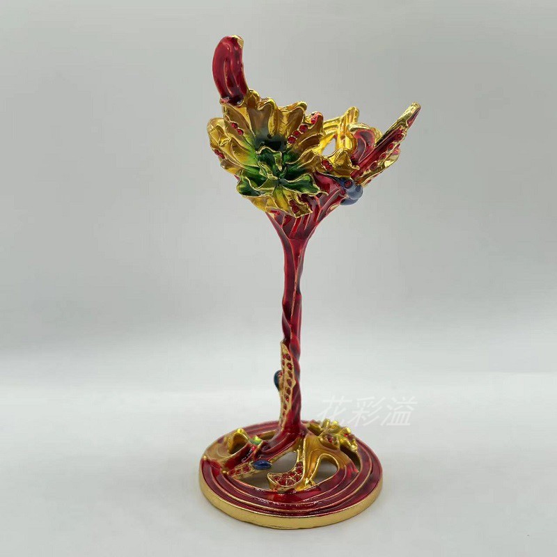 新款合金高脚杯球座水晶球底座底托K置物架球金属球托支架