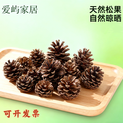 松果圣诞松塔摆件幼儿园儿童手工材料diy材料松果球手工装饰画