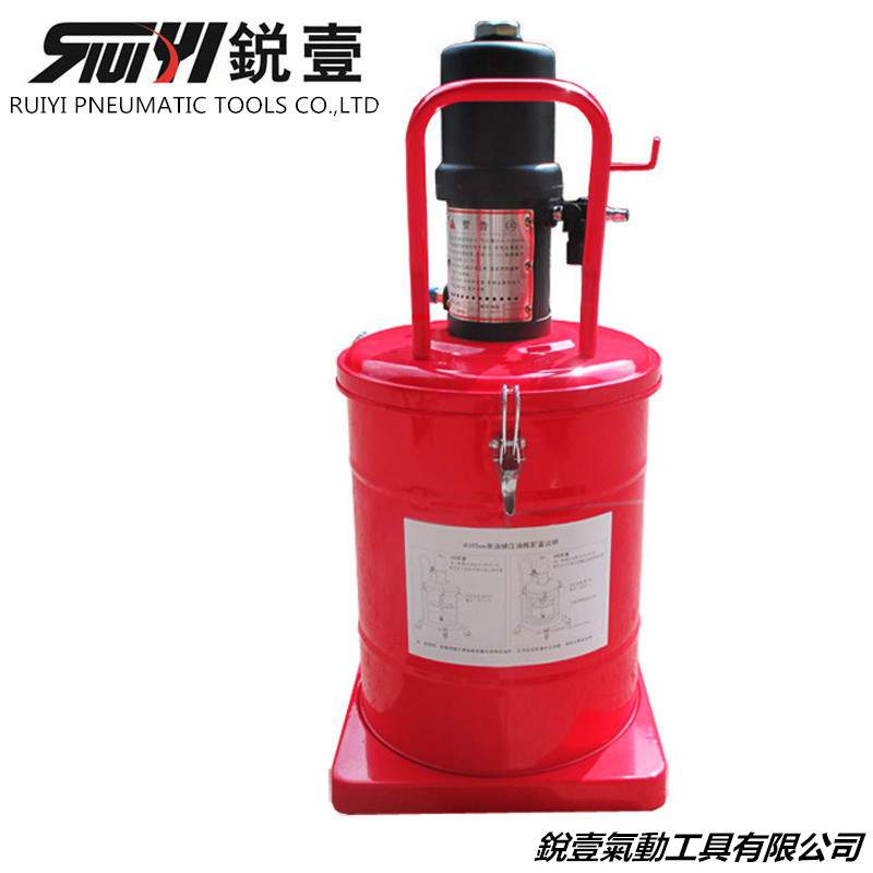 锐壹8016B气动高压40L整桶黄油机加注机注油器抽油机气动工具现货
