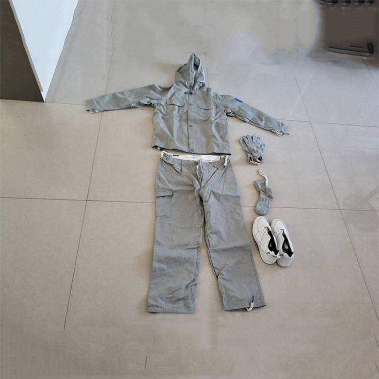 500KV绝缘屏蔽服带电作业用屏蔽服全套电工维修防护服分体式急舟
