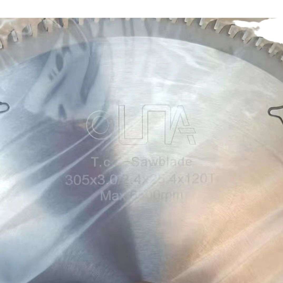 欧纳锯片铝合金塑钢切割锯片铝塑门窗设备双头锯非涂层耐磨降噪音