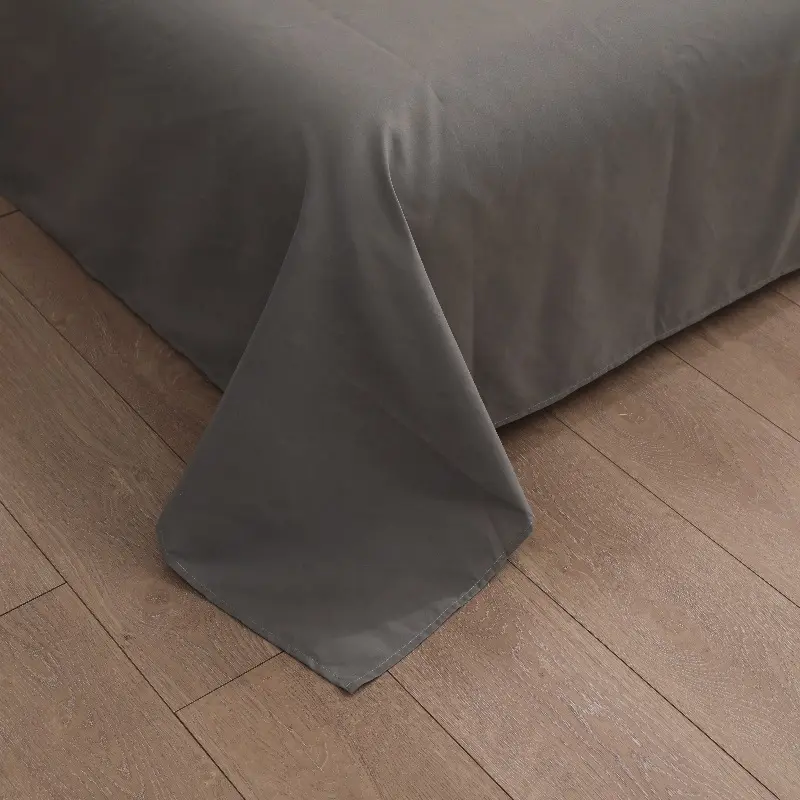 床单素色亲肤水洗棉磨毛学生宿舍单人被单三件套纯色单品单件