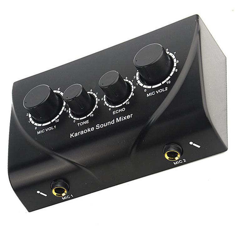 karaoke功放前级卡拉OK效果器混音器混响器调迷你调音台
