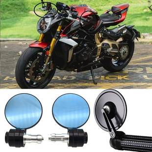 适用MV奥古斯塔F3675/RC改装复古手把堵平衡端子手把镜车把镜