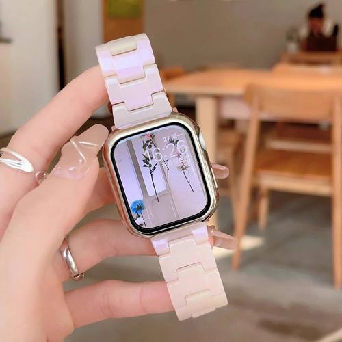 高级树脂荣耀亲选2i手表表带Haylou Watch陶瓷新款夏男女小众适用