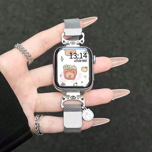 applewatch表带s11米兰s10金属s9磁吸iwatch苹果ultra3手表SE膜s8