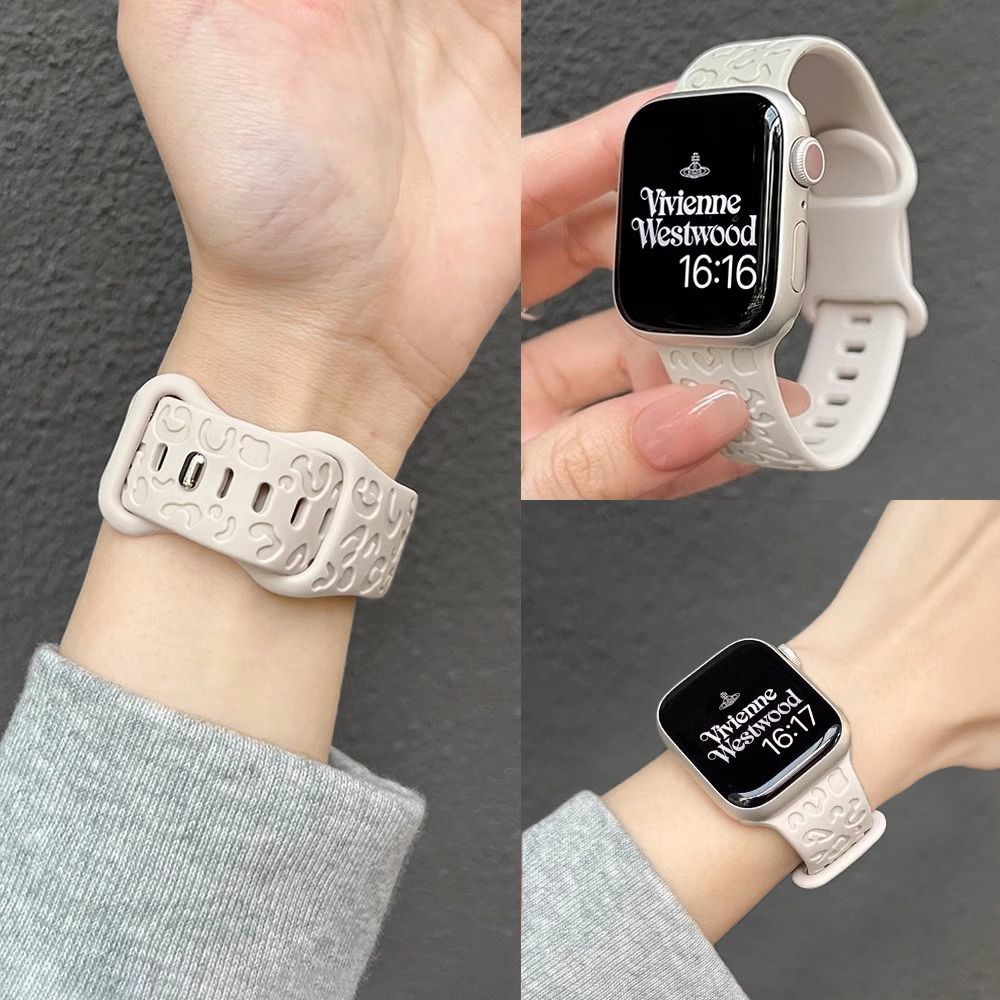 猫爪印花oppowatch3/2/X/3pro/4pro手表表带硅胶运动高级女se适用