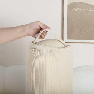 灯芯绒长条身体抱枕女生侧睡圆柱枕头男生款睡觉夹腿专用男士大人