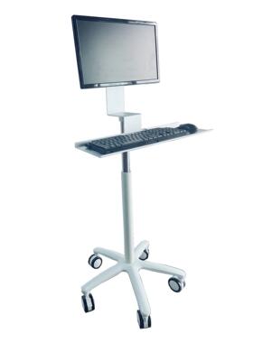 手麻系统一体机台车 一体机移动推车 电脑显示屏一体机推车 台车