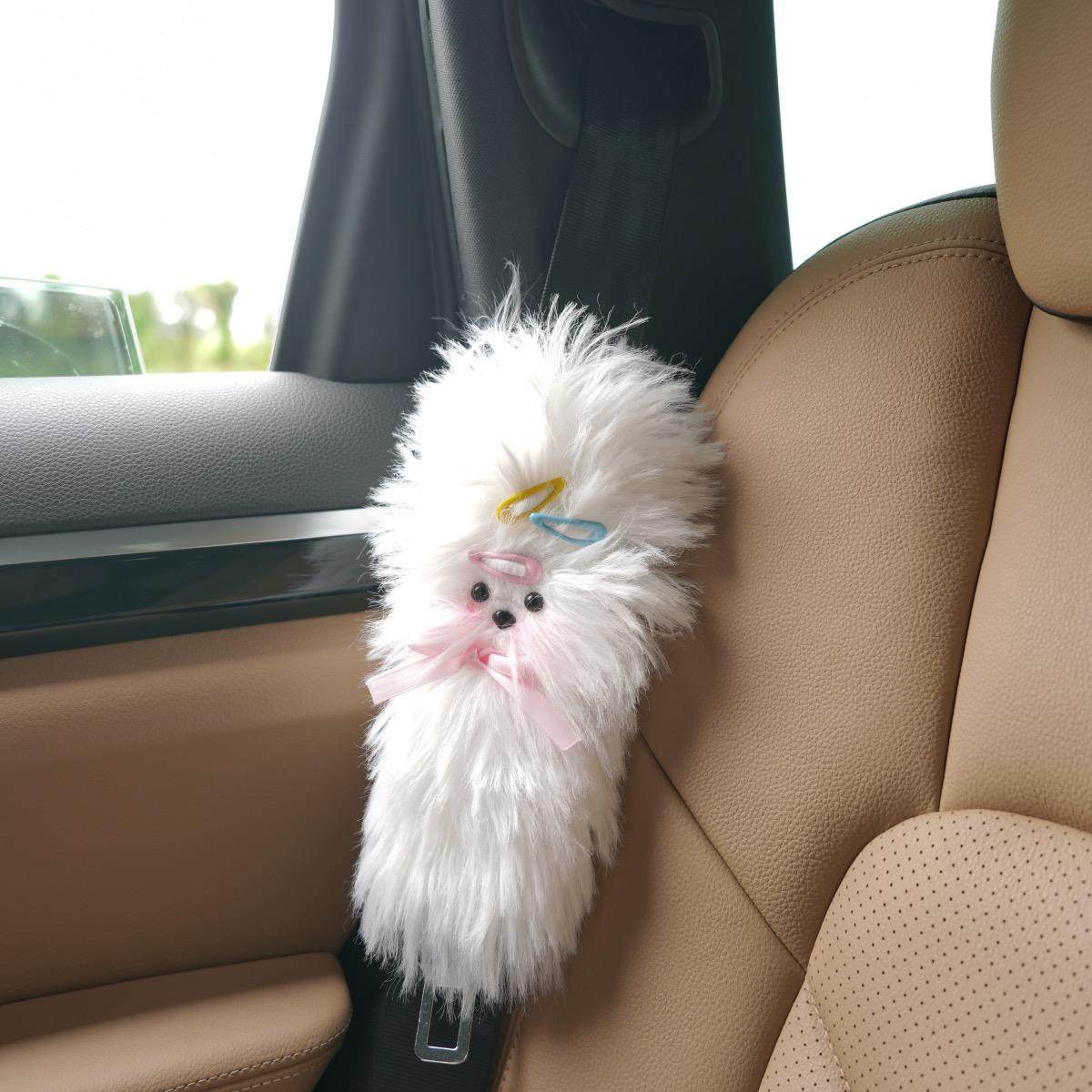 汽车安全带护肩套保险带保护套潦草小狗西高地可爱防勒脖车载好物,汽车用品/电子/清洗/改装,汽车安全带套/固定器/延长带,淘宝优惠券,粉丝福利购,淘宝优惠卷