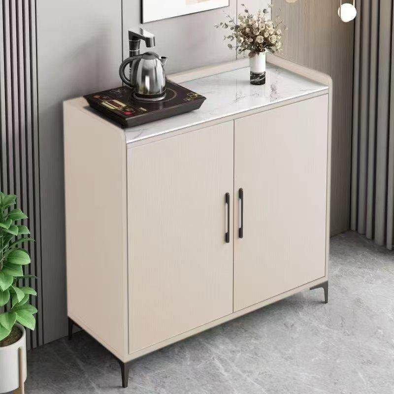 奶油风岩板储物柜办公室家用茶吧机咖啡机茶桌边柜下置水桶多功能,住宅家具,餐边柜,淘宝优惠券,粉丝福利购,淘宝优惠卷