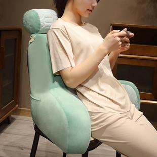 靠垫护腰靠乳胶办公室椅垫护颈孕妇床头靠背软垫老人护腰垫飘窗垫